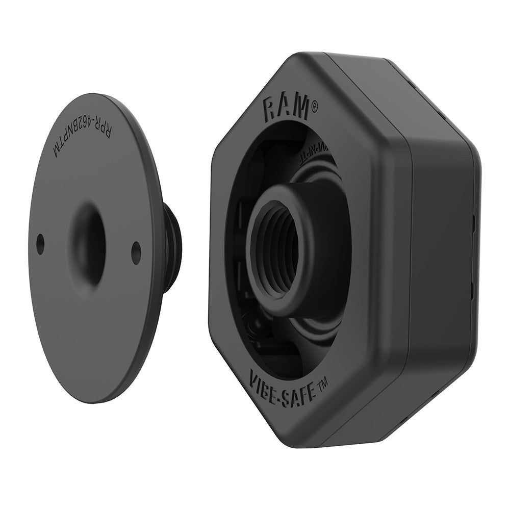 RAM Mount RAM VibeSafe wNPT Adapter f2Hole Holders RAP462NPT