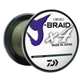 Daiwa JBRAID x4 Braided Line  10 lbs  300 yds  Dark Green JB4U10300DG