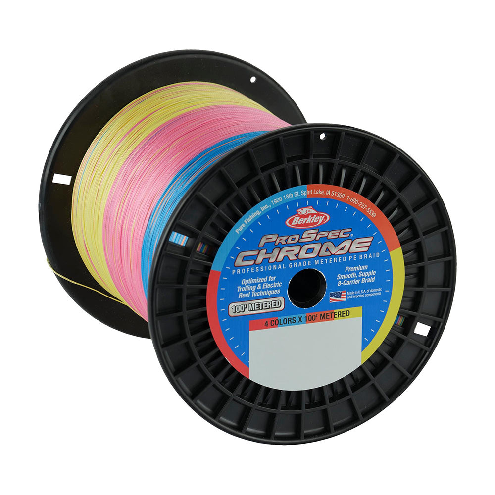 Berkley ProSpec Chrome 4 x 100 Metered Braid  50lb  3500yd 1640957