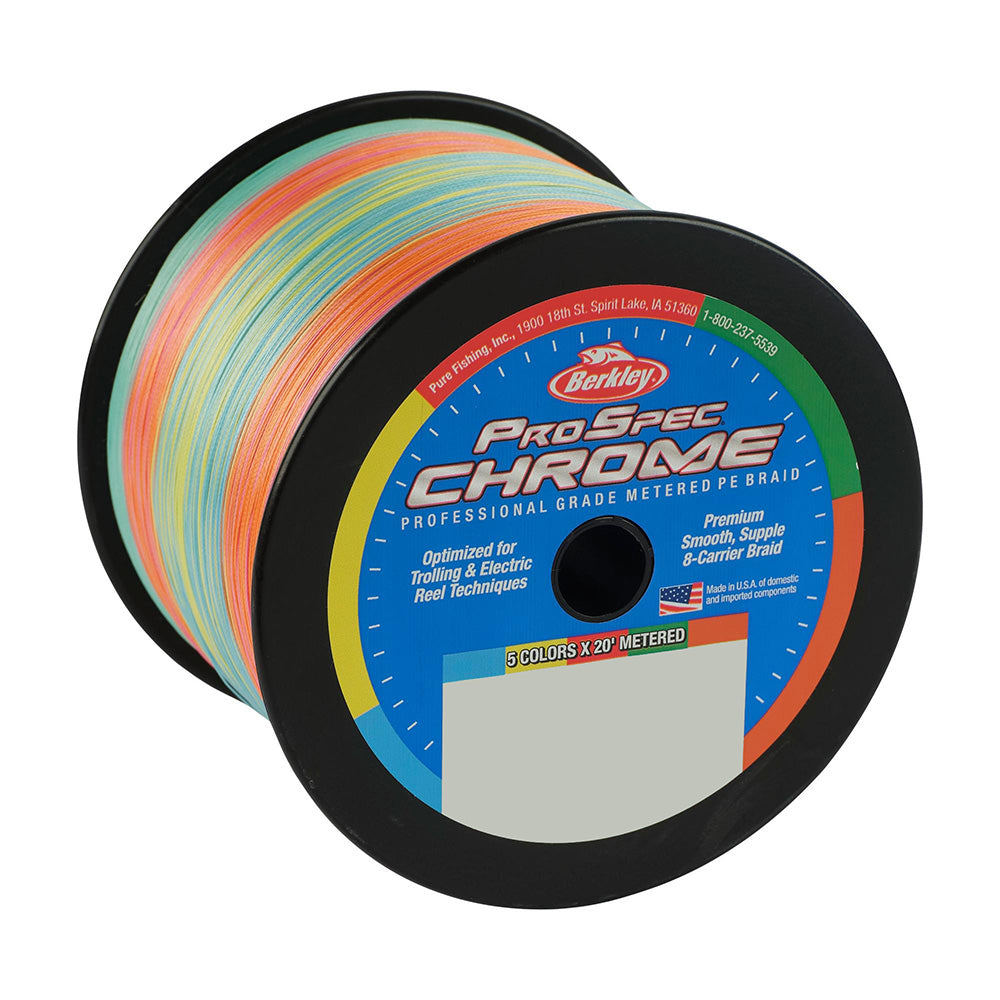 Berkley Prospec Chrome 5 x 20 Metered Braid  30lb  3500yd 1621890
