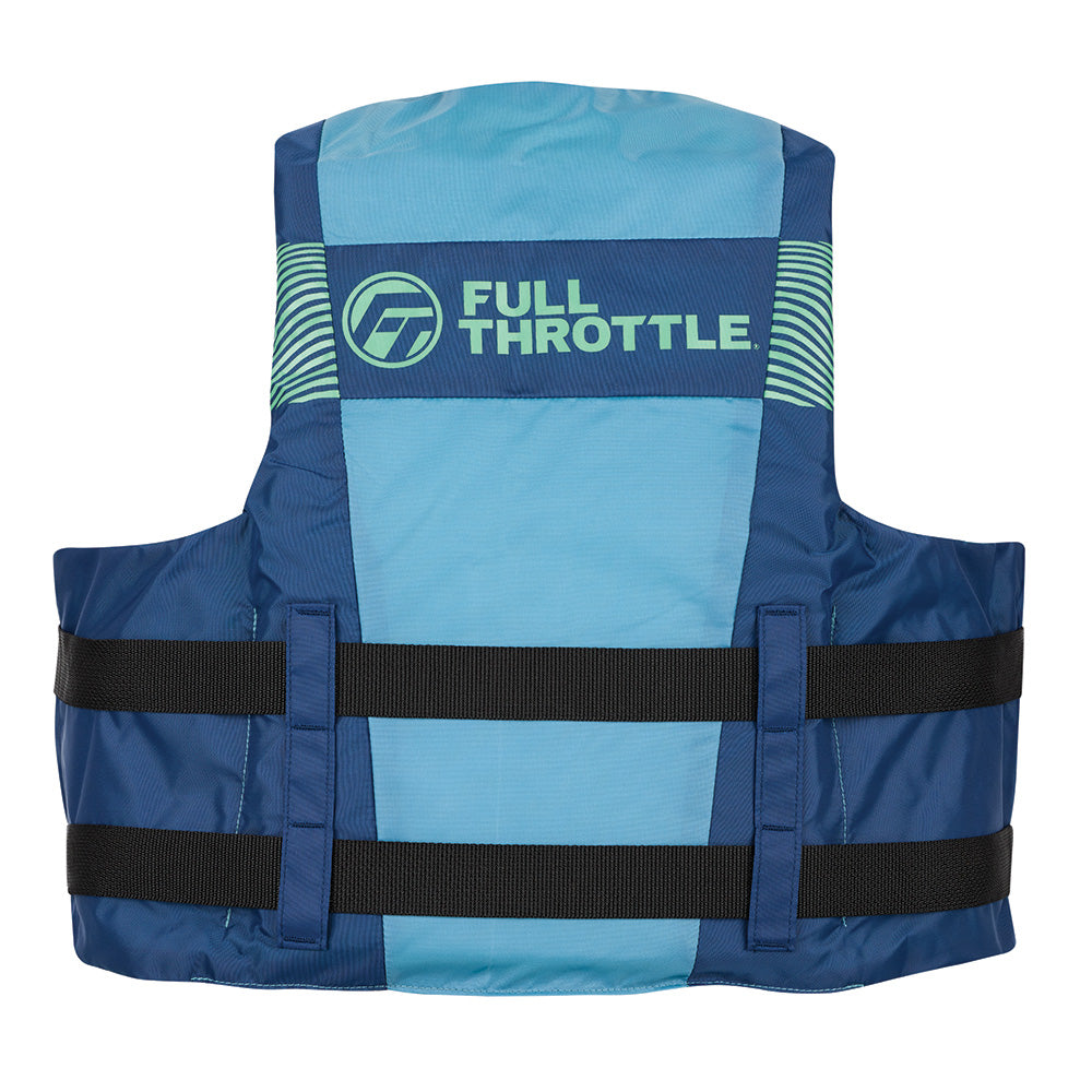 Full Throttle Adult Nylon Life Jacket  LXL  Blue 11220050005026