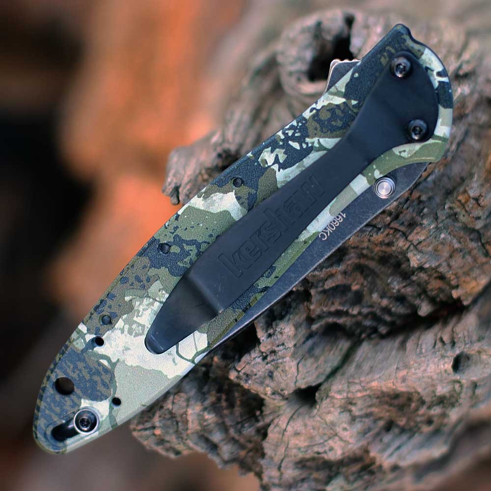 KERSHAW LEEK KINGS CAMO BW 3IN ASSIST FOLDER