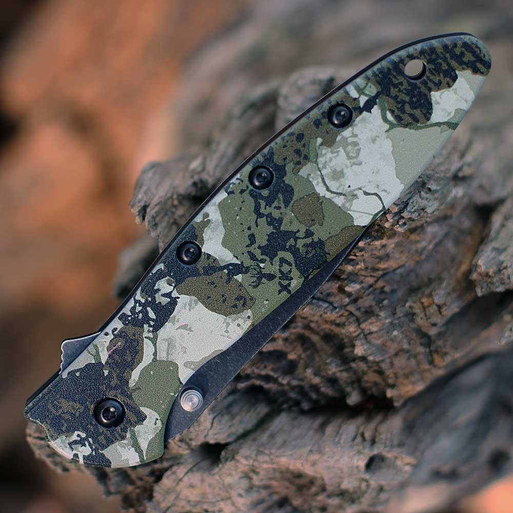KERSHAW LEEK KINGS CAMO BW 3IN ASSIST FOLDER