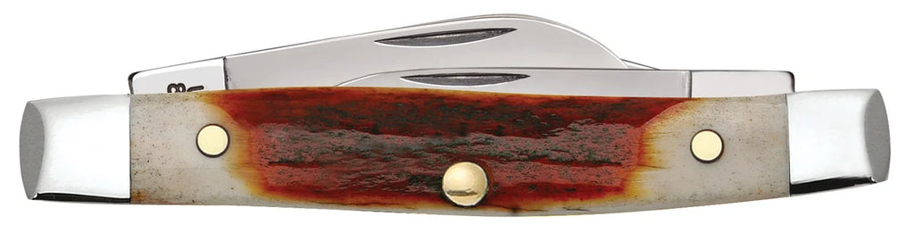 Case Red Stag Small Stockman Genuine Bone