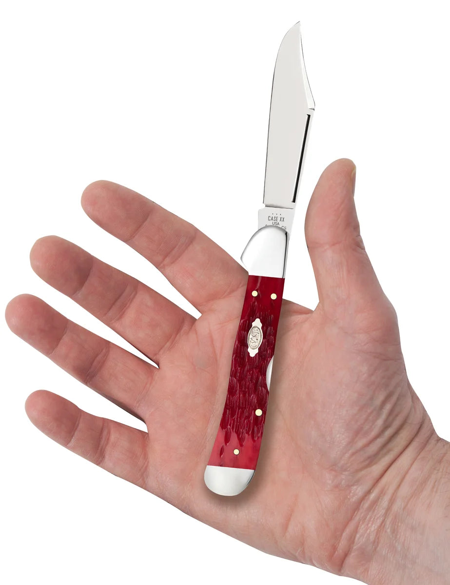 case Peach Seed Jig Dark Red Bone CS CopperLock® 31946