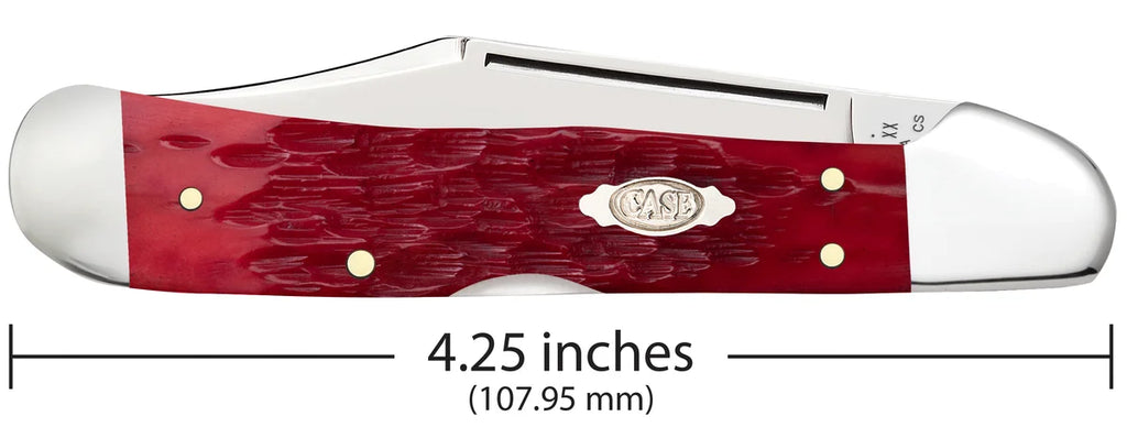 case Peach Seed Jig Dark Red Bone CS CopperLock® 31946