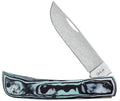 Case Seafoam Green Burl G-10 Sod Buster Jr/pocket clip