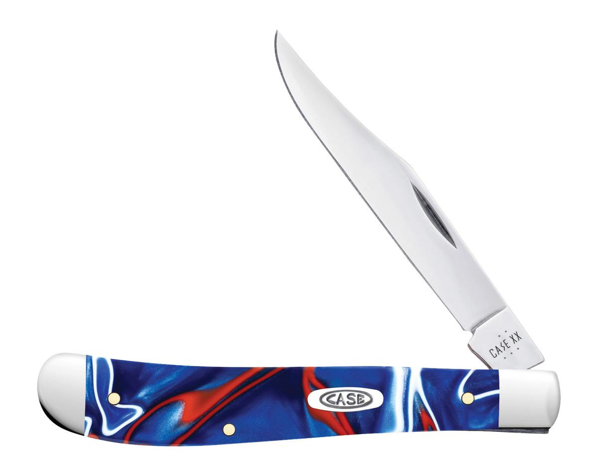 Case 11229 Patriotic Kirinite Slimline Trapper Knife