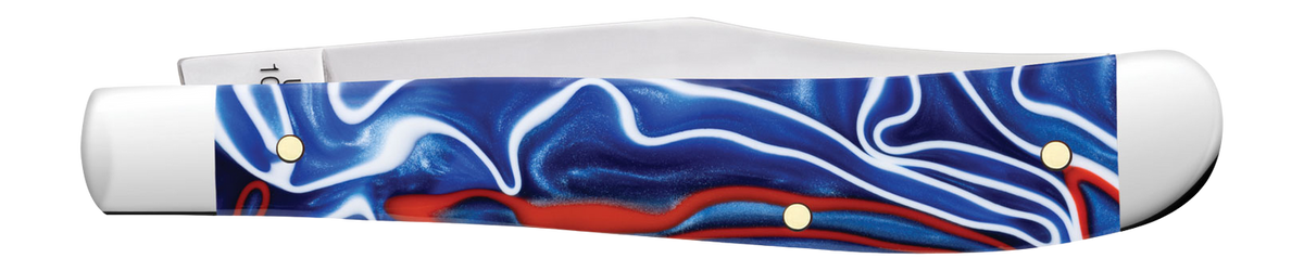 Case 11229 Patriotic Kirinite Slimline Trapper Knife