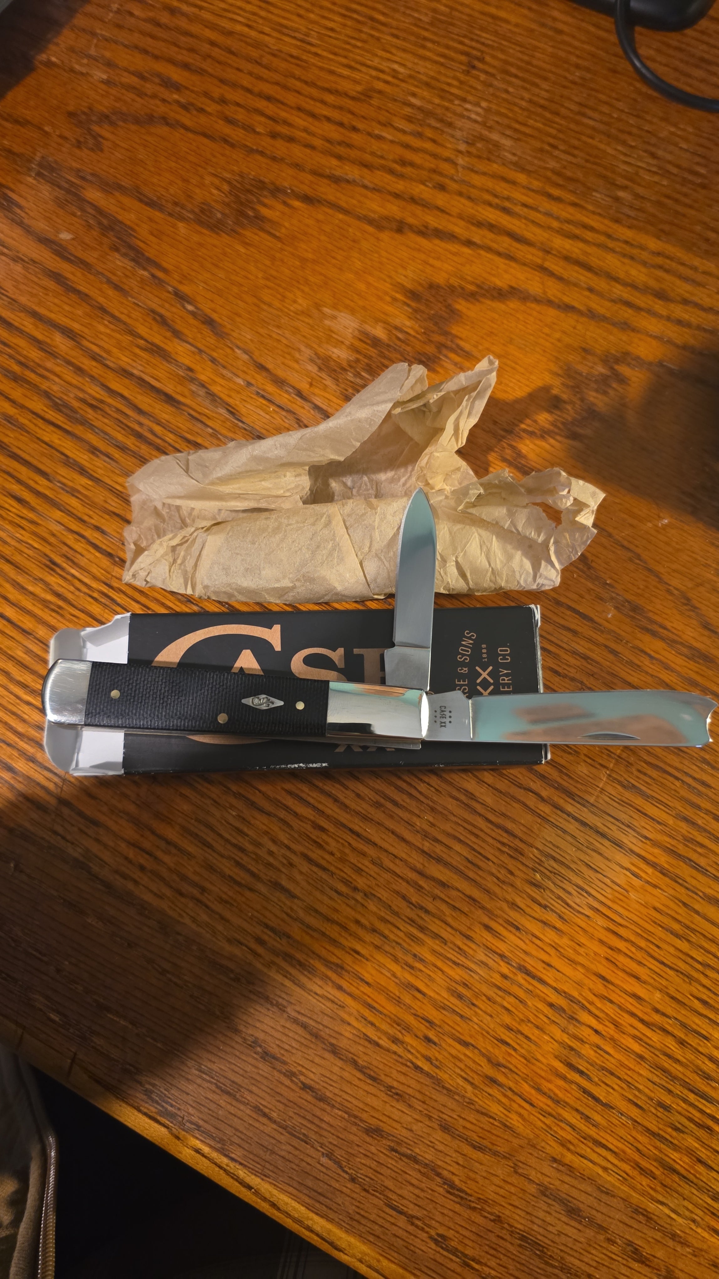 Case Blue Denim Canvas Razor-Made in the USA