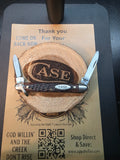 Case XX 1999 Jigged Brown Bone 6201 R Pocket Knife with Bail