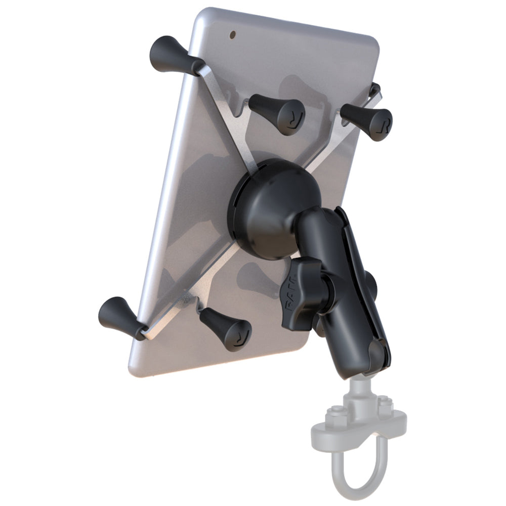 RAM Mount Universal XGrip Cradle with 1 Ball  STANDARD Length Double Socket Arm f7 Tablets RAMHOLUN8B201U