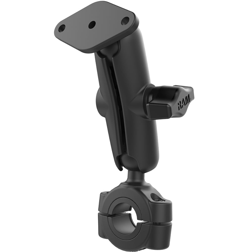 RAM Mount RAM Torque 34  1 Diameter HandlebarRail Base with 1 Ball Medium Arm and Diamond Ball Base RAMB408751238U