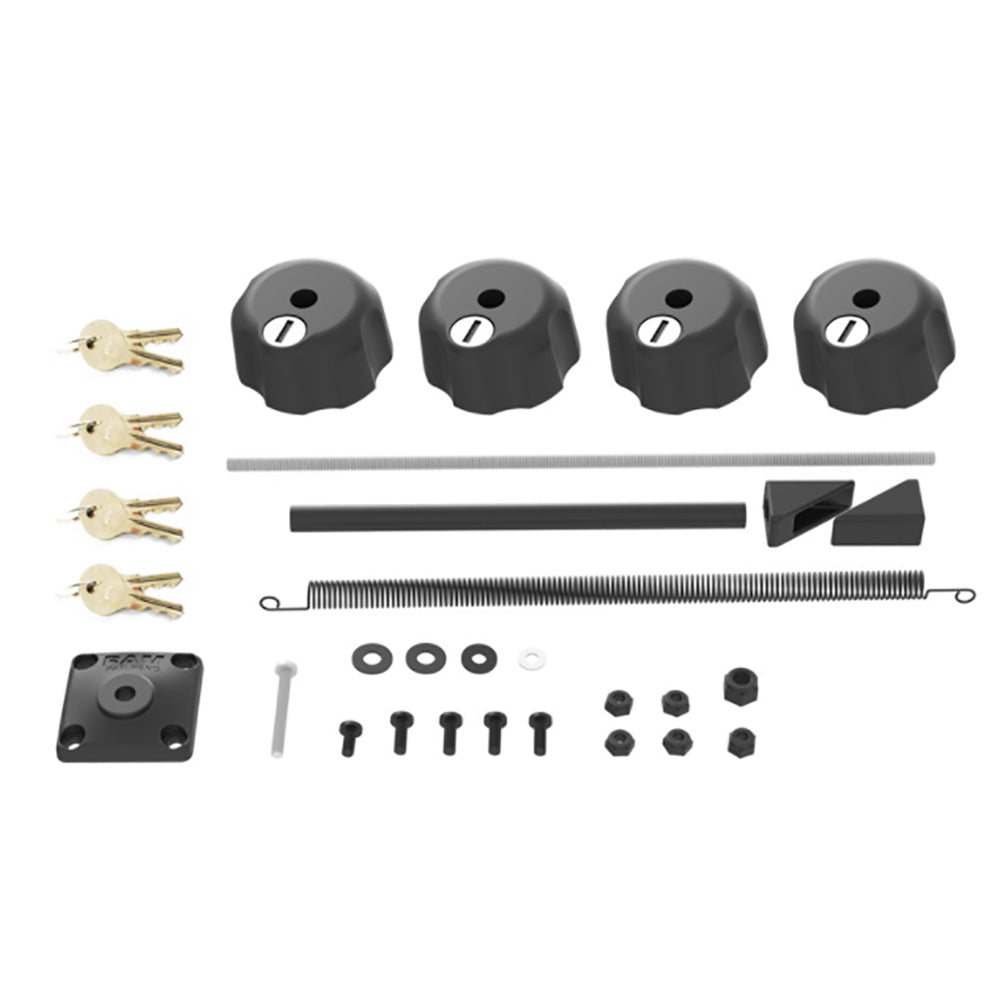 RAM Mount RAM SafeNSecure Locking Kit fRAM ToughTray  Swing Arms RAM234LKU