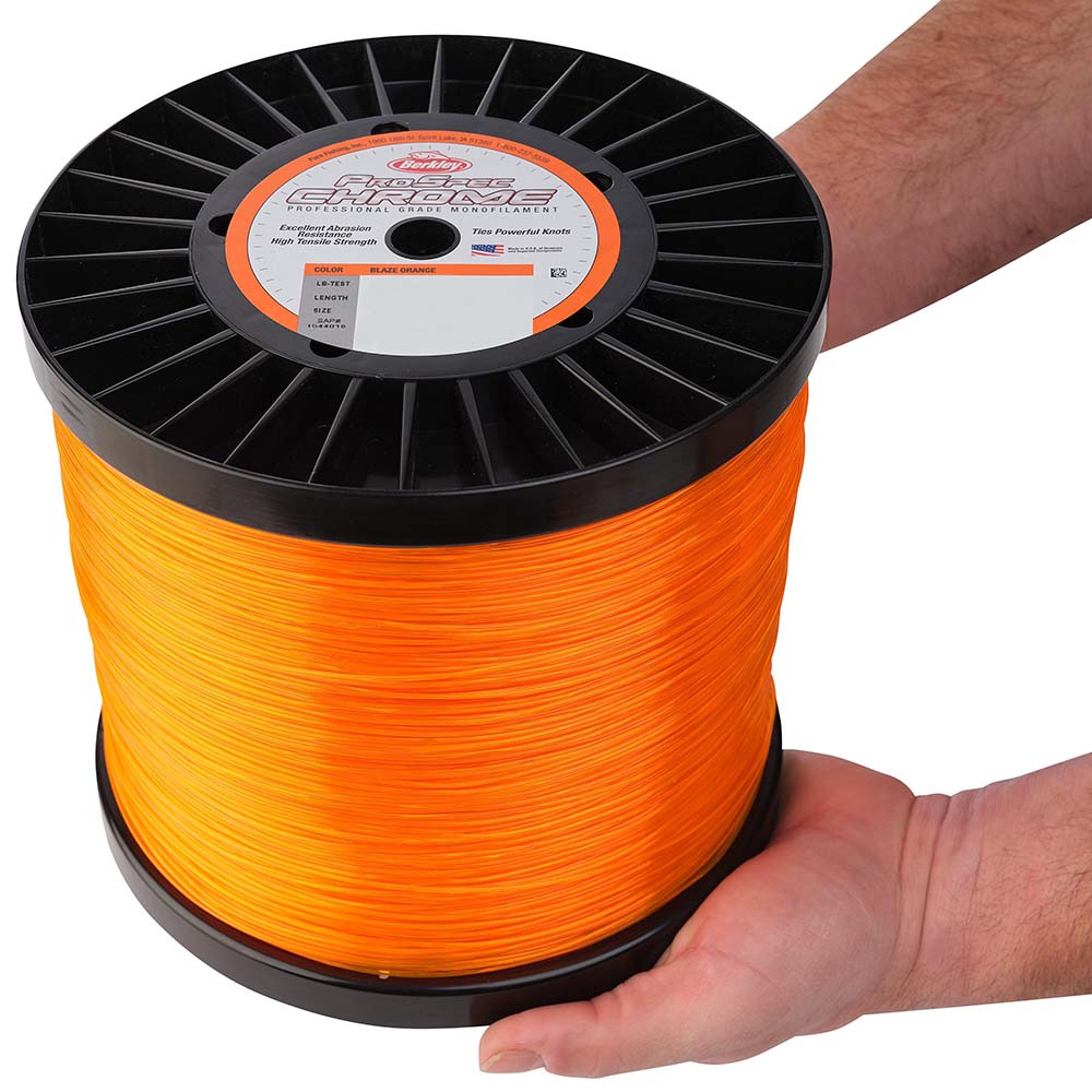 Berkley ProSpec Chrome Blaze Orange Monofilament  60 lb  4750 yds  PSC5B6080 1544013