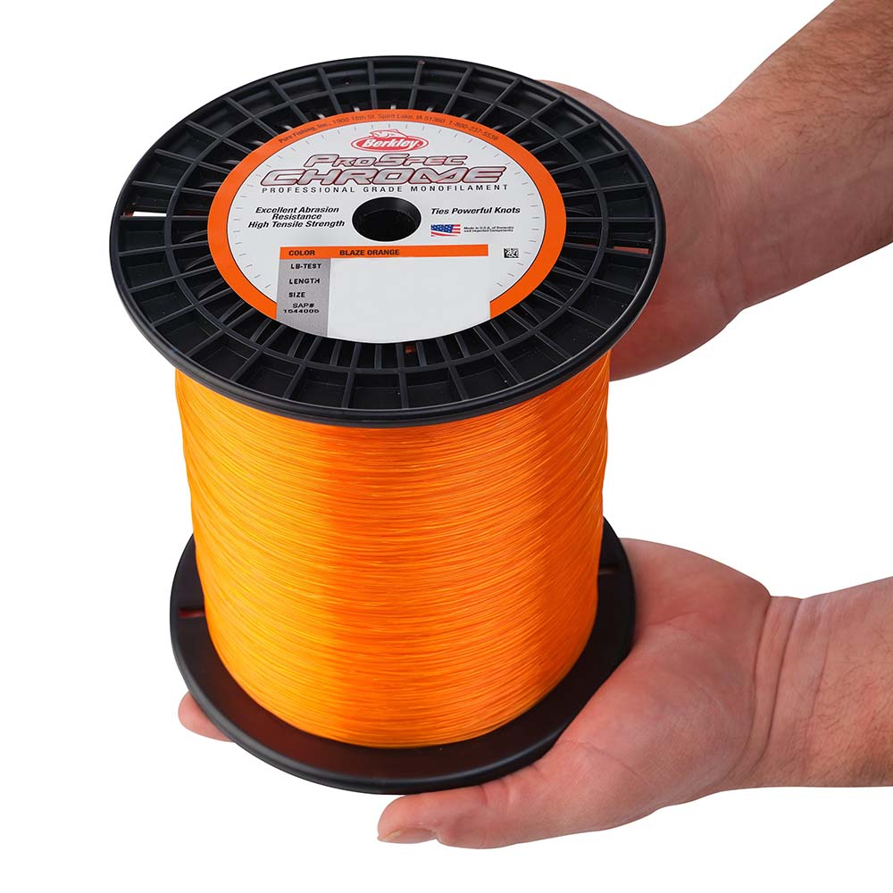 Berkley ProSpec Chrome Blaze Orange Monofilament  40 lb  3000 yds  PSC3B4080 1544005