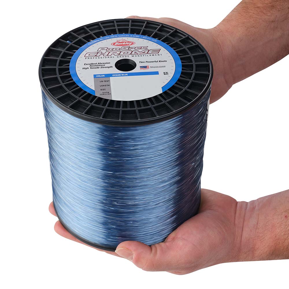 Berkley ProSpec Chrome Ocean Blue Microfilament  12lb  3000 yds  PSC3B12OBL 1559035