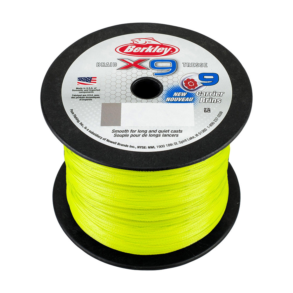 Berkley x9 Flame Green Braid  6lb  2188 yds  X9BBK6GG 1486870