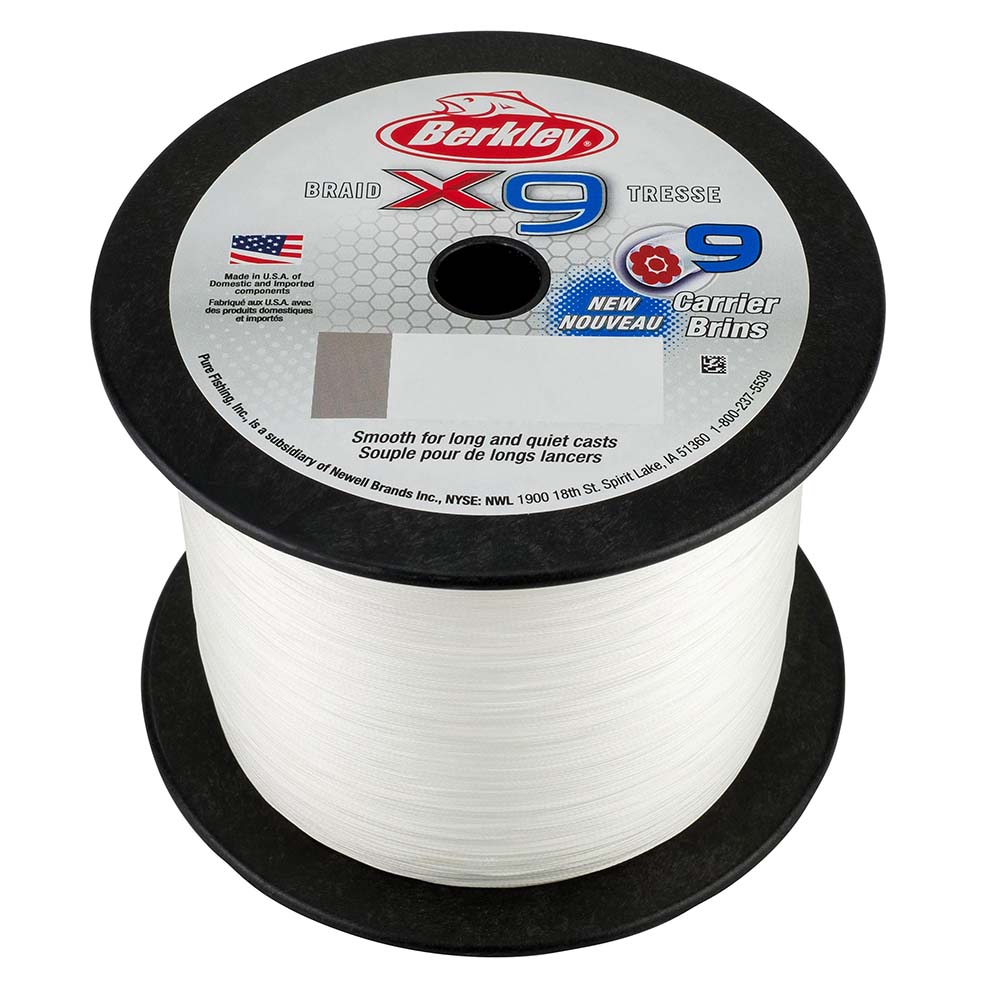 Berkley x9 Braid Crystal  65lb  2188 yds  X9BBK65CY 1486914