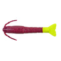 Berkley Gulp Saltwater Shrimp  3  Cajun PurpleChartreuse 1240003