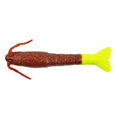 Berkley Gulp Saltwater Shrimp  3  Root Beer GoldChartreuse 1240007
