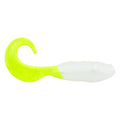 Berkley Gulp Saltwater Swimming Mullet  4  Pearl WhiteChartreuse 1519934