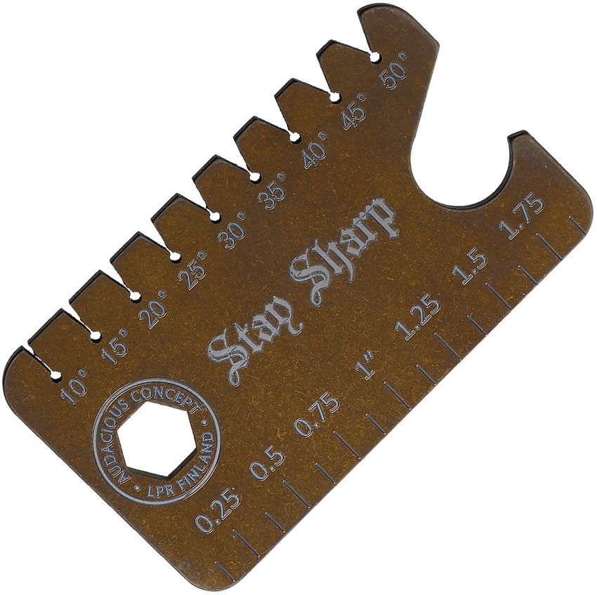 Bronze Dog Tag 3.0 Geometric Angle Finder Card