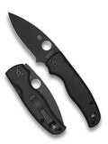 Spyderco C229GSBK Shaman 3.58" Serrated Black G10 Handle
