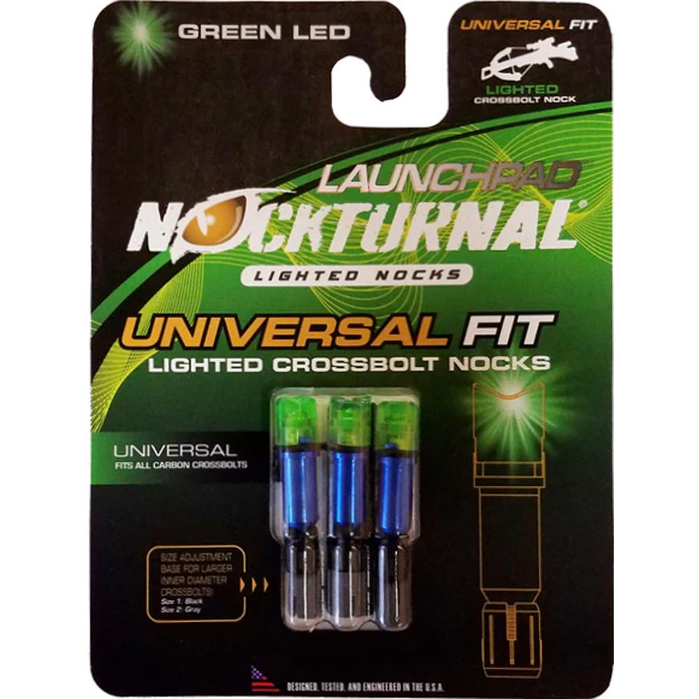 Nockturnal Launchpad Crossbow Nock - Green 3pk