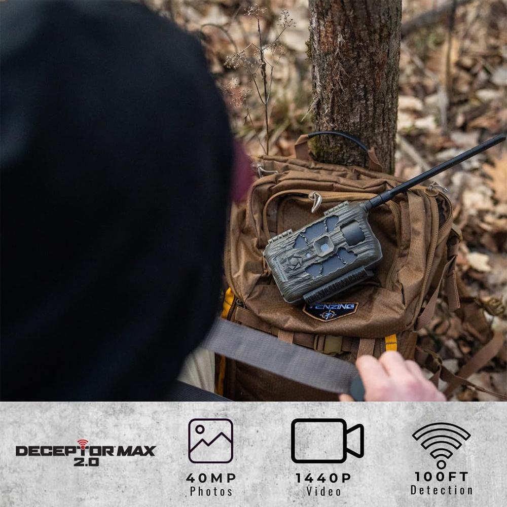 STEAKTH CAM DECEPTOR MAX 2.0 / DUAL CORE CELLULAR CAMERA/ 40MP / 2 PACK