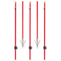 Cajun Bowfishing Fiberglass Arrow W/ Piranha Long Barb XT