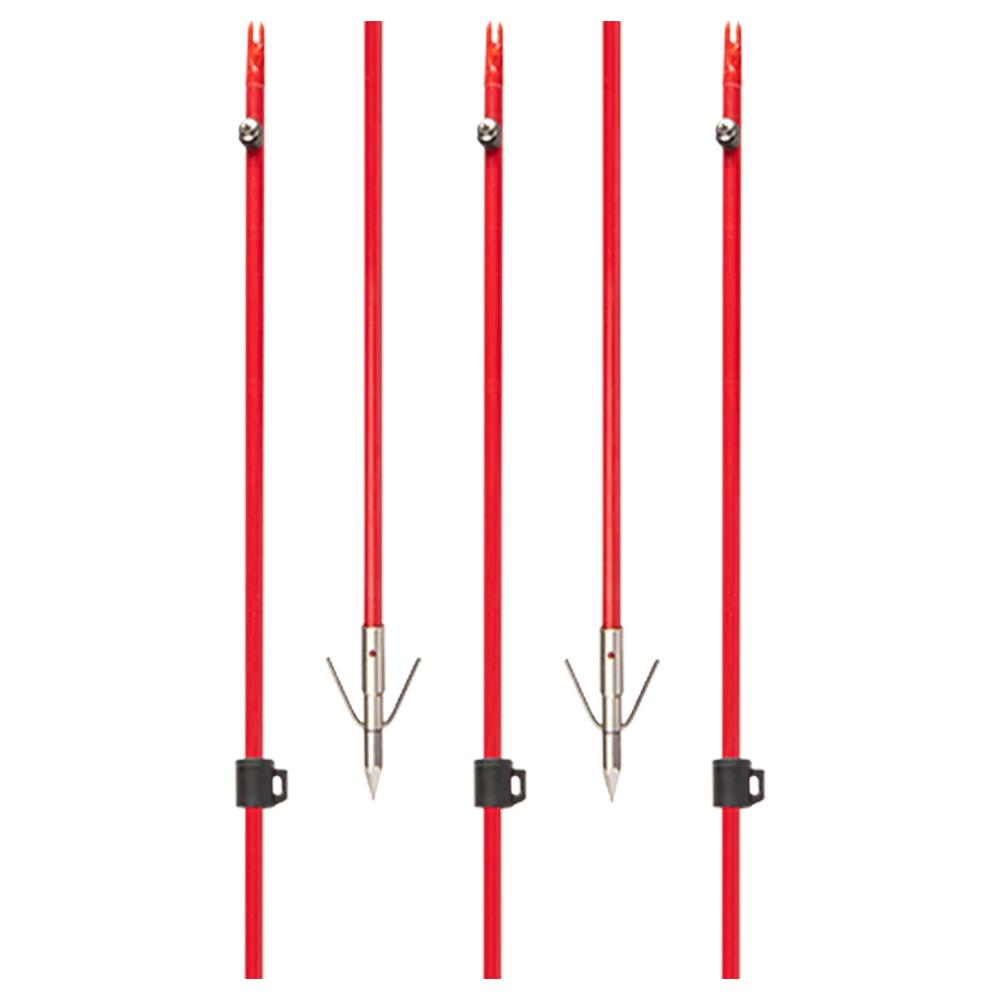 Cajun Bowfishing Fiberglass Arrow W/ Piranha Long Barb XT