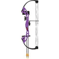 Bear Youth Bow Brave RH Purple