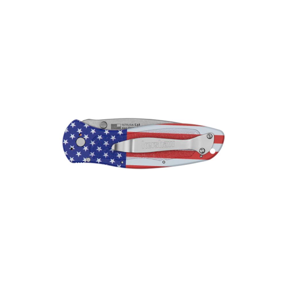 BLUR - ALUM USA FLAG/SW FOLDING KNIFE