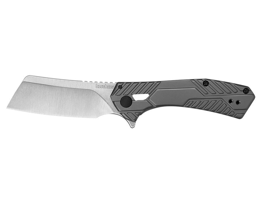 Kershaw Static Cleaver Frame Lock Knife Gray Stainless Steel (2.8" Satin)
