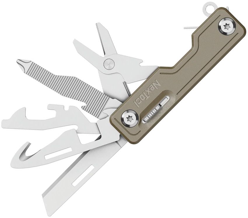 🛠️ NexTool 10-in-1 Multi-Functional Pocket Tool - Khaki