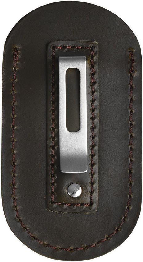 QSP Hedgehog Green Micarta Slipjoint 14C28N & Dark Brown Leather Sheath