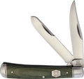 Rough Ryder Trapper Green Micarta