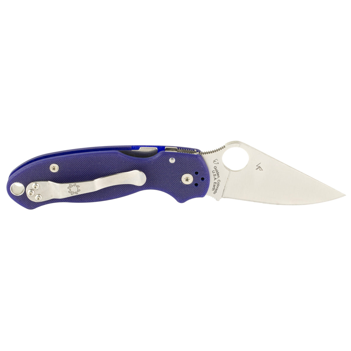 Spyderco Para 3 Dark Blue G-10 CPM-S45VN Manual Utility Folder C223GPDBL