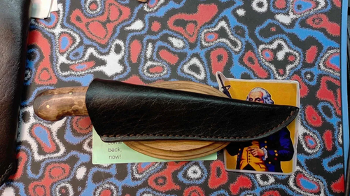 American Colonial French knife and Sheath