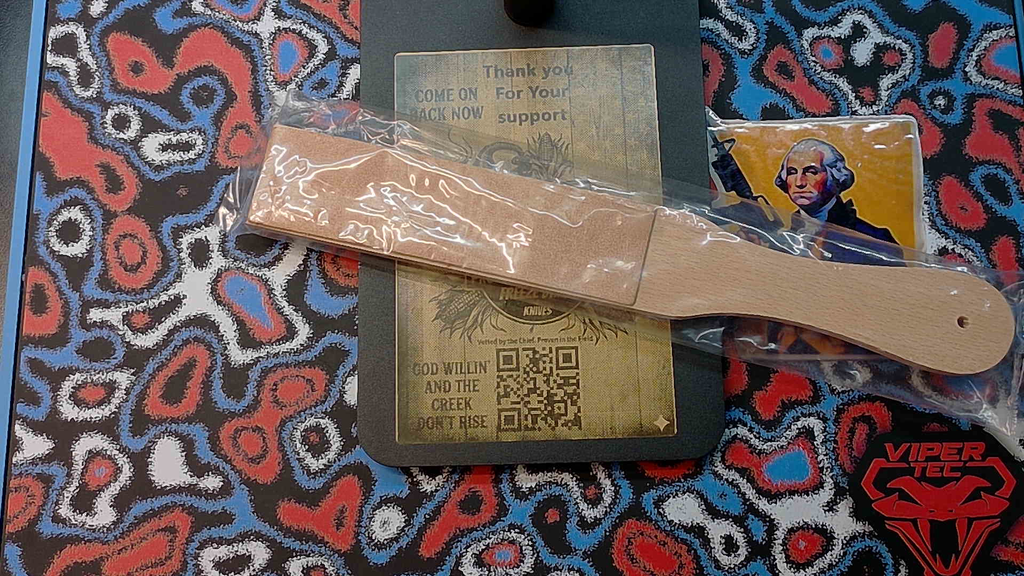 Wicked Wax Knife Strop Double sided