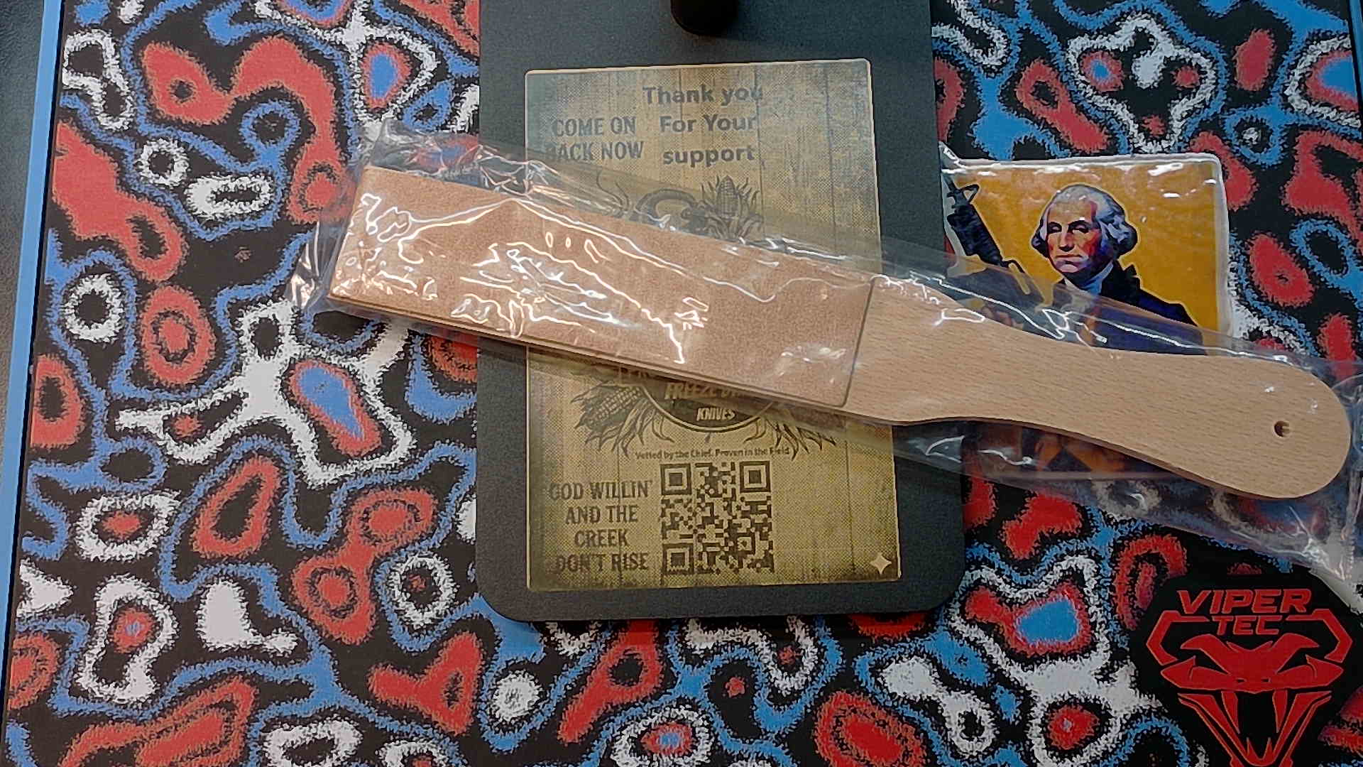 Wicked Wax Knife Strop Double sided