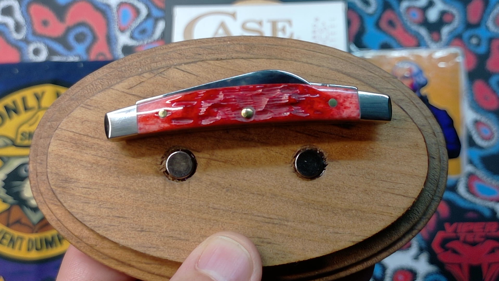 Case XX 31949 Small Congress - Dark Red Bone - 1095 Carbon Steel (NIB)
