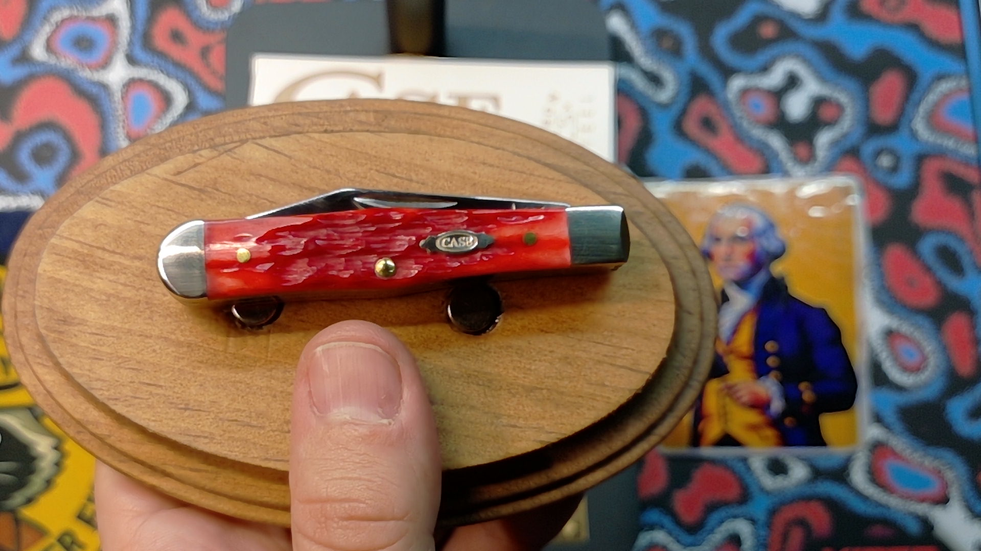 🔓  2022 Case XX 31959 Swell Center Jack - Dark Red Bone - 1095 Carbon Steel - VAULT RELEASE (NIB)