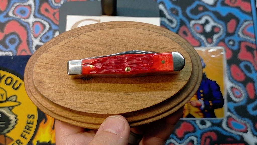 🔓  2022 Case XX 31959 Swell Center Jack - Dark Red Bone - 1095 Carbon Steel - VAULT RELEASE (NIB)
