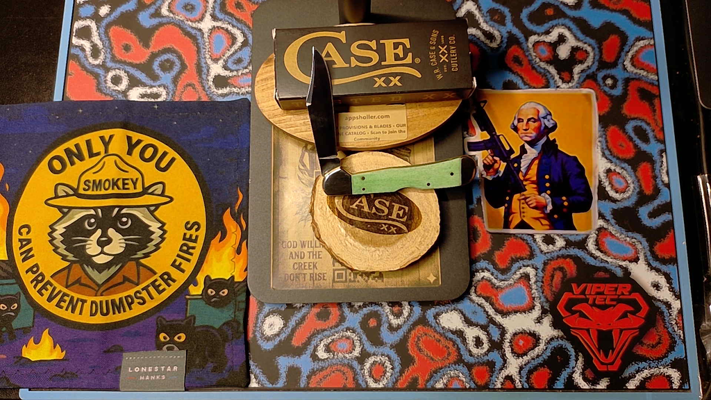 🔥Case XX Mini CopperLock - Emerald Green Bone - #19943 (NIB)