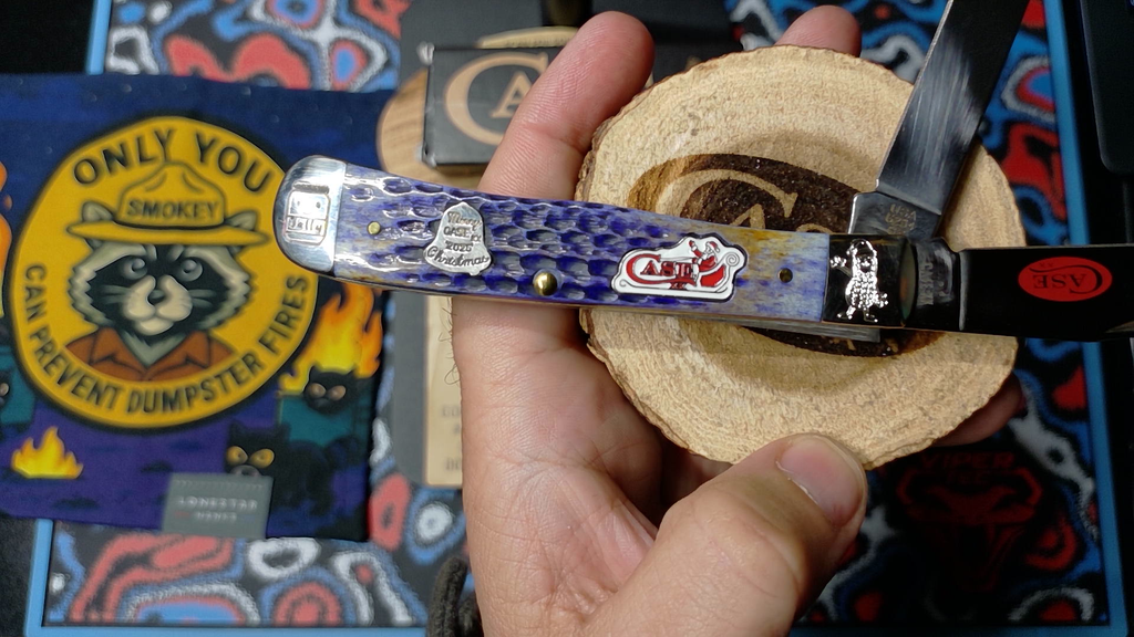 Case Knives Peanut Butter and Jelly (PB&J) Engraved Bolster Trapper (NIB)