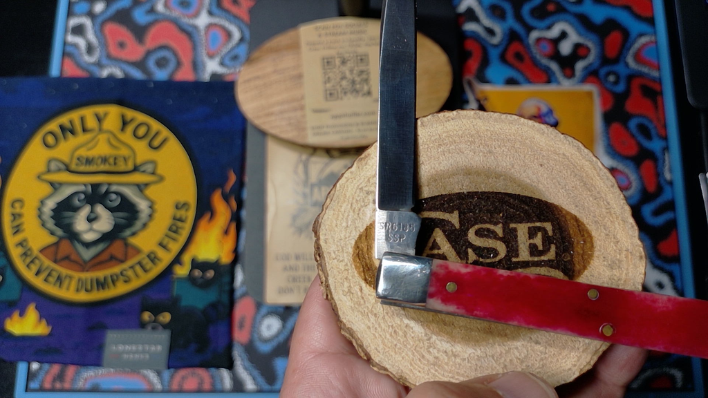 Vintage 1980 Case Knives Smooth Red Bone Doctor's Specialty Folder