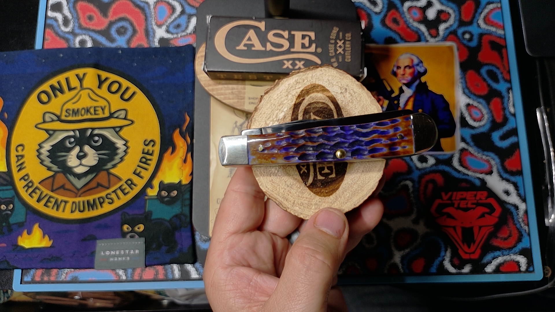 Case Knives Peanut Butter and Jelly (PB&J) Smooth Bolster Traditional Folder (NIB)