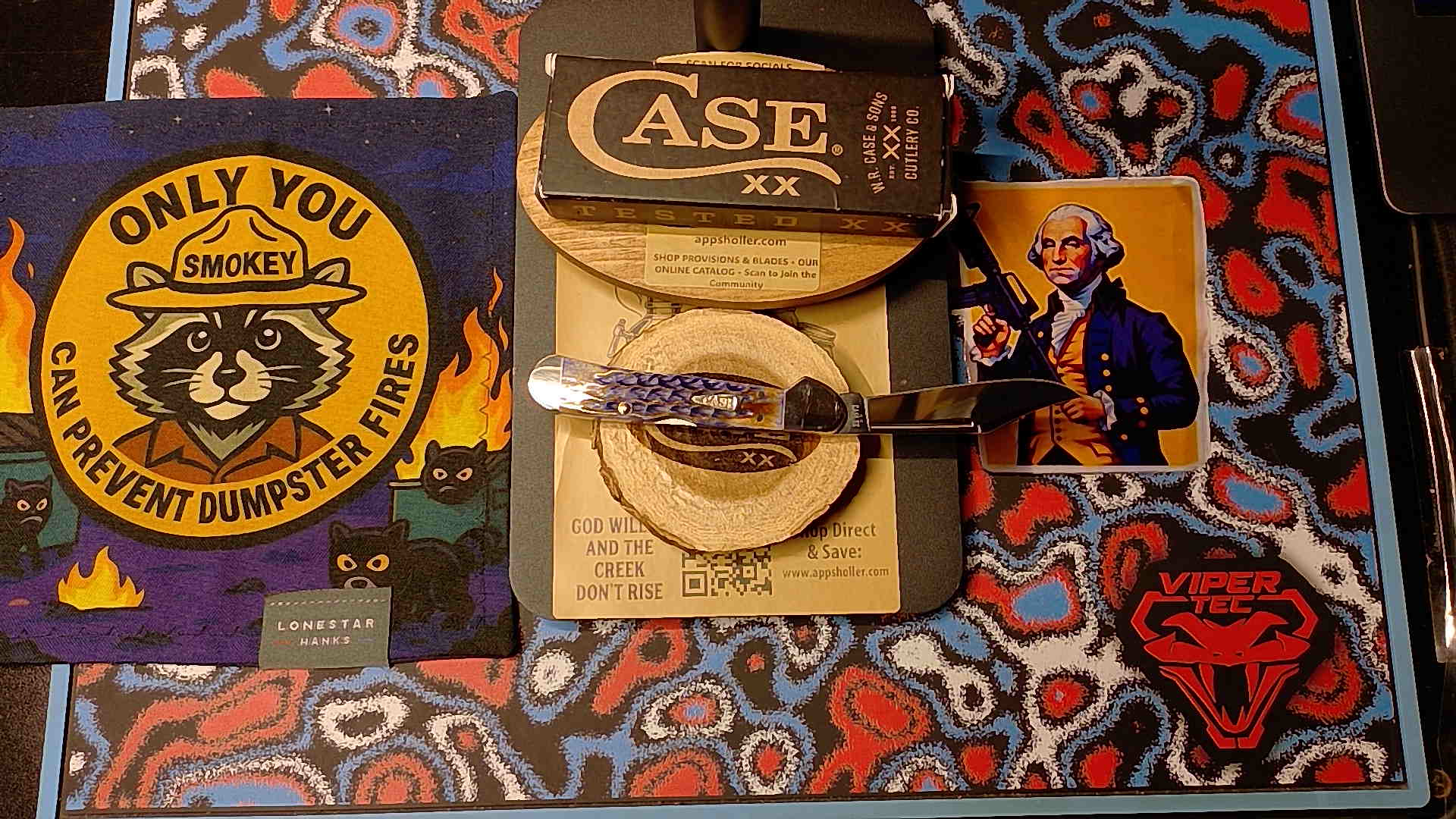 Case Knives SMKW Exclusive Peanut Butter and Jelly (PB&J) Mini Copperlock (NIB)